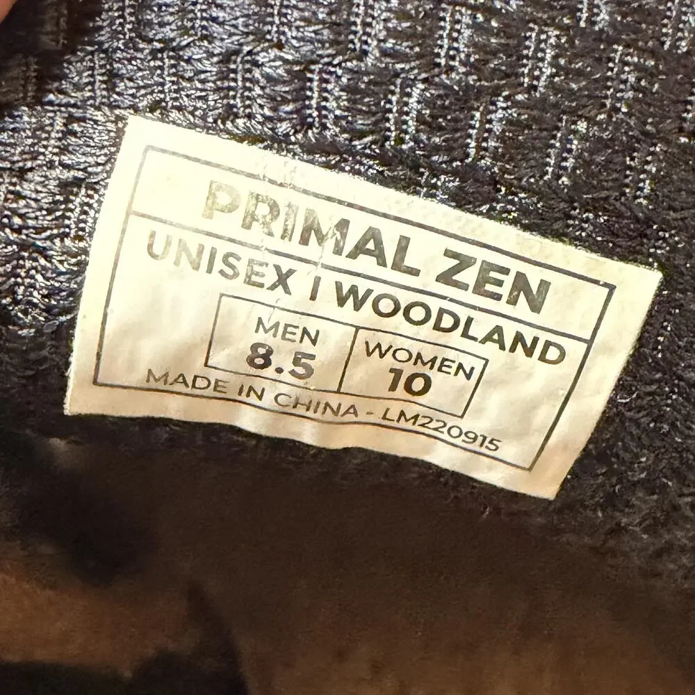 Lems Primal Zen Woodland Shoes Mens Size 8.5 Brown Mesh Trail Sneaker LM220915